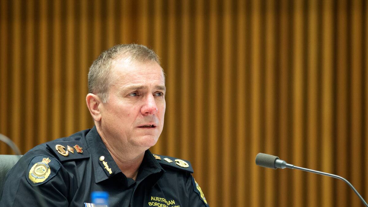 Australian Border Force Commissioner Michael Outram. Picture by Sitthixay Ditthavong