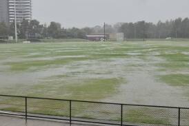 The rain continues to cause havoc with Canberra sports grounds. Picture supplied