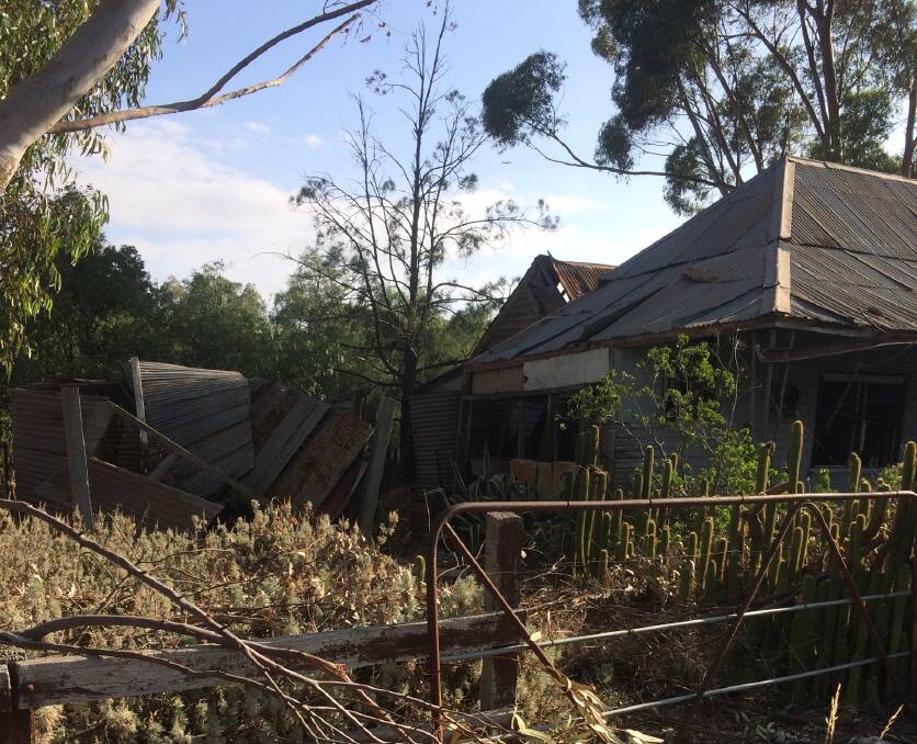 CLOSED: The site of Collingullie's former post office, which after decades of sitting idle,  has been targeted by the Progress Association who claim the 'eyesore' needs to be cleared up. Picture: Contributed