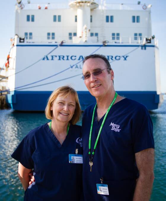 Dr. Dianne and Dr. Lindsay Sherriff. Photo: Mercy Ships.