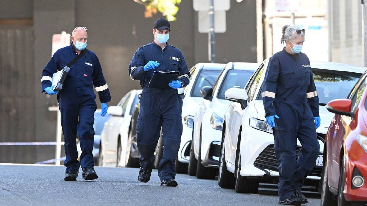 Victoria Police are still searching for the person who shot the young musician in North Melbourne. (James Ross/AAP PHOTOS)