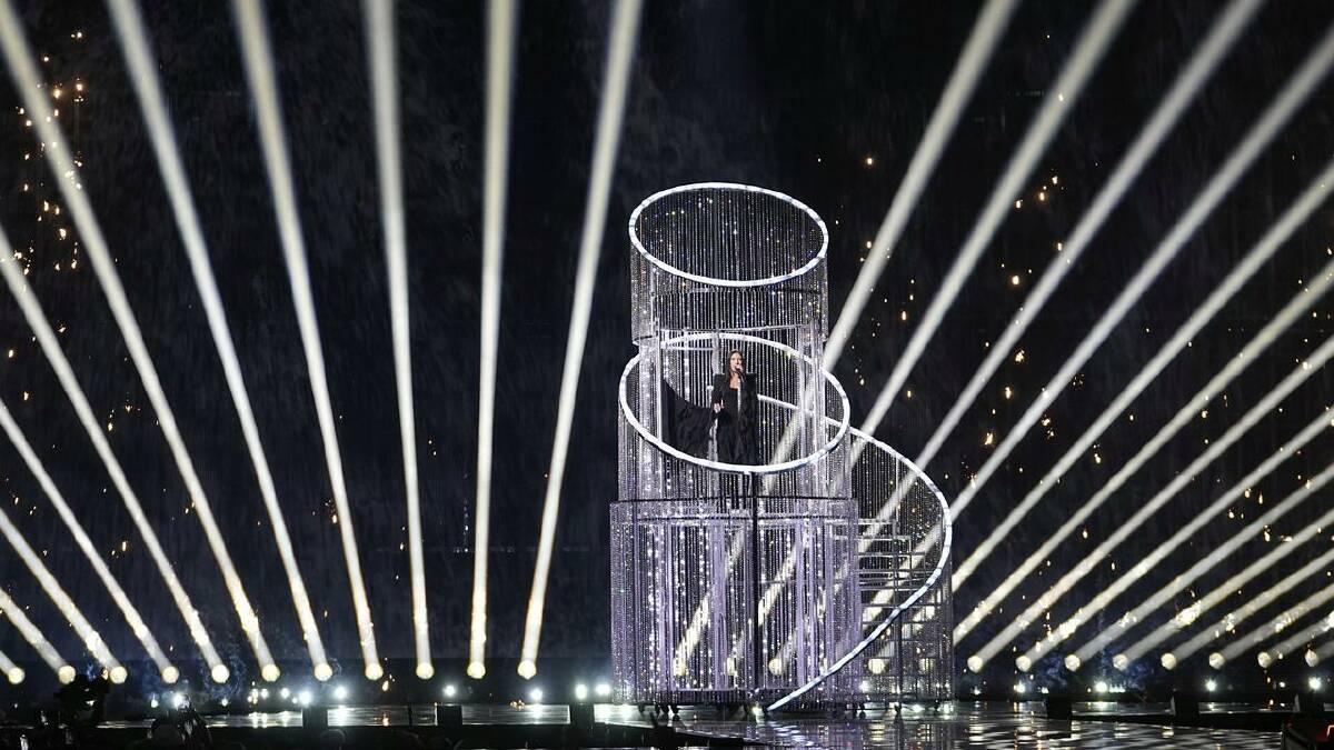 Yuval Raphael from Israel performs "New Day Will Rise" during Eurovision's second semi-final. (AP PHOTO) Yuval Raphael from Israel performs "New Day Will Rise" during Eurovision's second semi-final. (AP PHOTO)