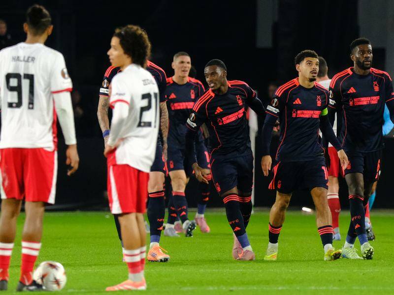 Nottingham Forest came away from Utrecht with a 2-1 win thanks to a late goal from Igor Jesus. Photo: AP PHOTO