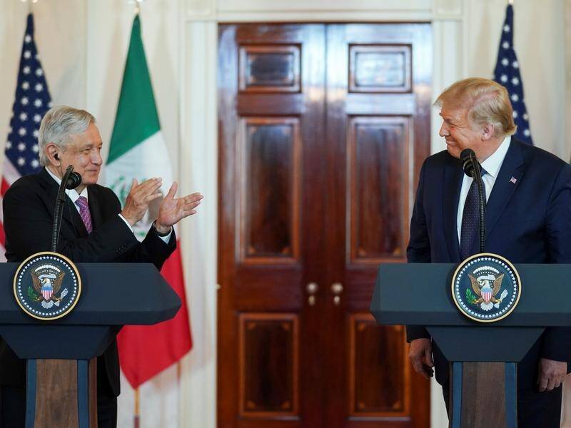 Mexico's President Andres Manuel Lopez Obrador has lavished praise on US President Donald Trump.