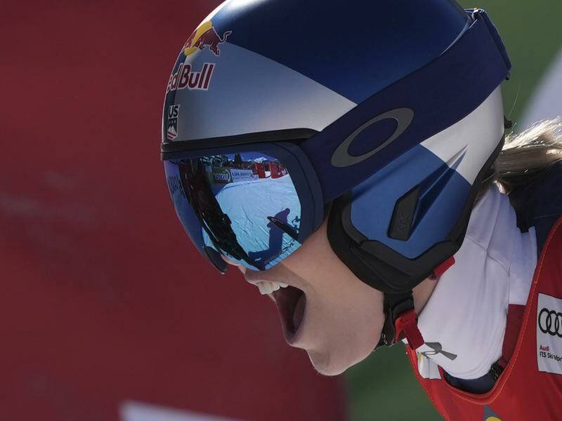 Lindsey Vonn was thrilled after finishing sixth in her World Cup downhill return at St Anton. Photo: AP PHOTO Lindsey Vonn was thrilled after finishing sixth in her World Cup downhill return at St Anton. Photo: AP PHOTO