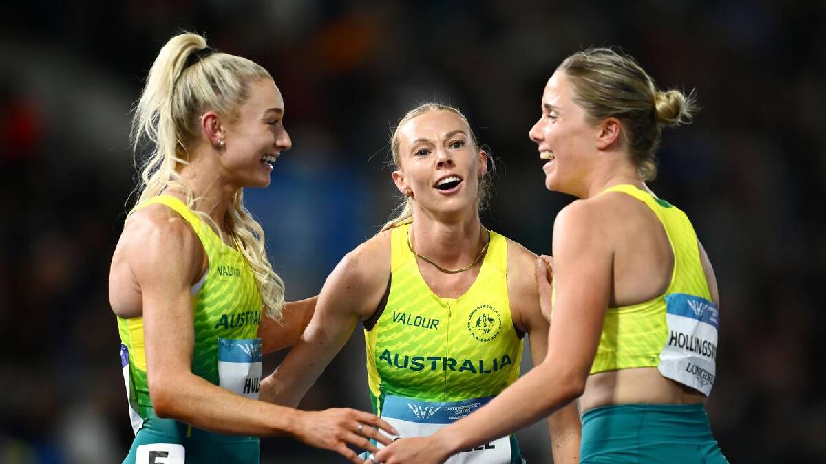 Clean sweep: Abbey Caldwell, Jessica Hull and Claudia Hollingsworth were unstoppable in the mile. (Joel Carrett/AAP PHOTOS) Clean sweep: Abbey Caldwell, Jessica Hull and Claudia Hollingsworth were unstoppable in the mile. (Joel Carrett/AAP PHOTOS)