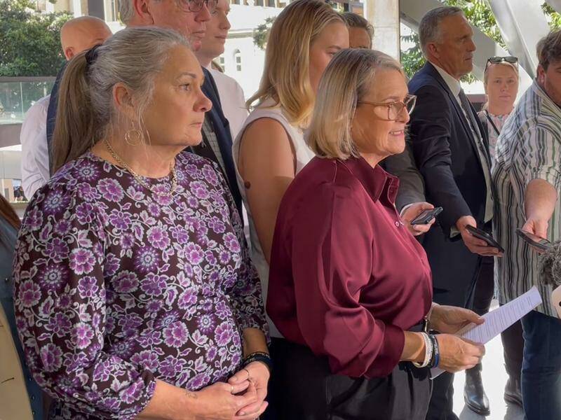 Judy McCrow and Sue Arnold speak out about the shooting deaths of their daughter and son. Photo: Rex Martinich/AAP PHOTOS Judy McCrow and Sue Arnold speak out about the shooting deaths of their daughter and son. Photo: Rex Martinich/AAP PHOTOS