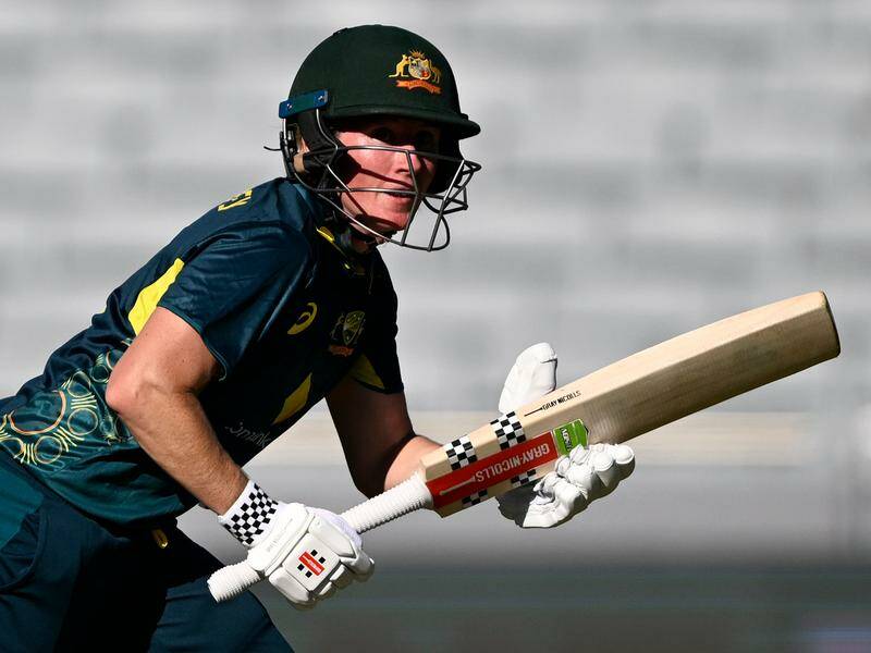 Beth Mooney celebrated her 200-game milestone with an unbeaten 75 against New Zealand. Photo: Andrew Cornaga/AAP PHOTOS Beth Mooney celebrated her 200-game milestone with an unbeaten 75 against New Zealand. Photo: Andrew Cornaga/AAP PHOTOS