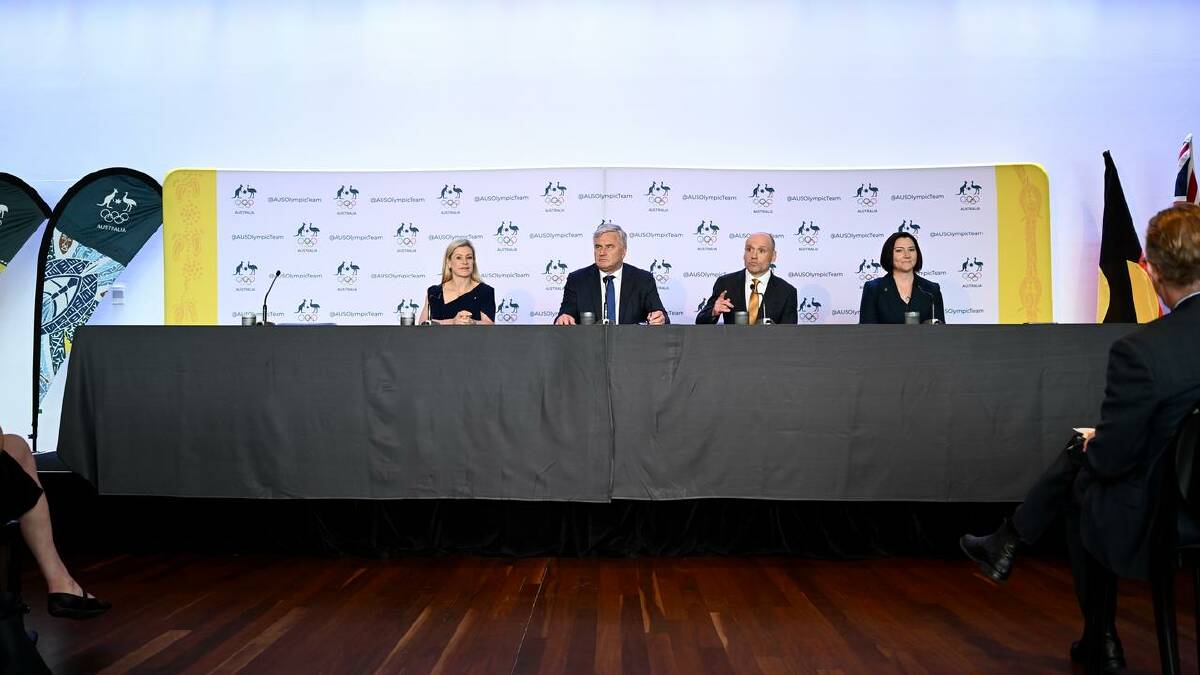 Alisa Camplin-Warner (l), Ian Chesterman, Mark Arbib and Anna Meares reveal details of the funding. (Bianca De Marchi/AAP PHOTOS) Alisa Camplin-Warner (l), Ian Chesterman, Mark Arbib and Anna Meares reveal details of the funding. (Bianca De Marchi/AAP PHOTOS)
