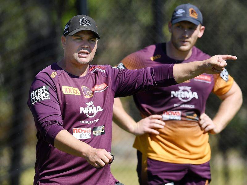 Under-fire Broncos coach Anthony Seibold has received the backing from an unlikely source.