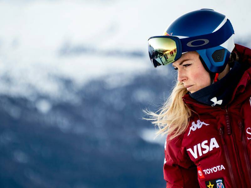 Lindsey Vonn has made a bright start to Olympic year in St Moritz downhill practice. Photo: AP PHOTO
