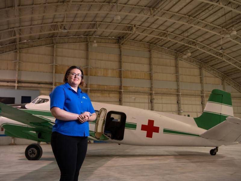 Manager Jackie Hanniver says the Royal Flying Dotor Service can expand its primary care service. (Stuart Walmsley/AAP PHOTOS)