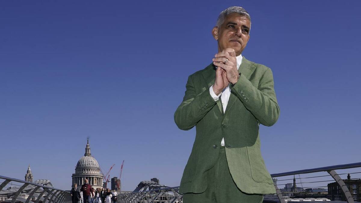 Sadiq Khan, who's serving as Mayor of London for a third time, says he was humbled by the honour. (AP PHOTO) Sadiq Khan, who's serving as Mayor of London for a third time, says he was humbled by the honour. (AP PHOTO)