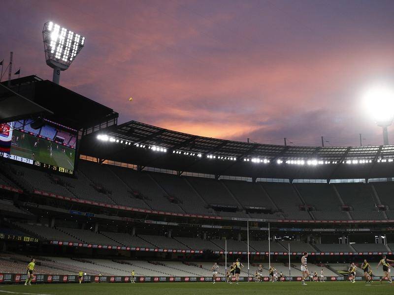 AFL fans will be barred from attending matches in Victoria for at least two more weeks.