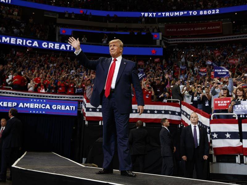 US President Donald Trump has launched his 2020 re-election bid at a rally in Orlando, Florida.