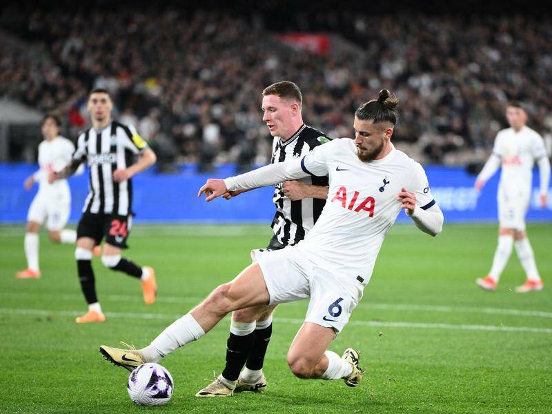 Tottenham's Radu Dragusin has suffered an ACL injury and will be out for a lengthy period. Photo: Joel Carrett/AAP PHOTOS Tottenham's Radu Dragusin has suffered an ACL injury and will be out for a lengthy period. Photo: Joel Carrett/AAP PHOTOS
