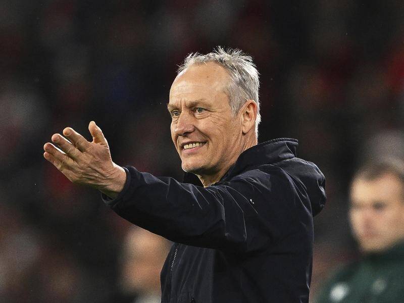 Christian Streich is stepping away after 36 years at German club Freiburg, the last 12 as coach. (AP PHOTO) Christian Streich is stepping away after 36 years at German club Freiburg, the last 12 as coach. (AP PHOTO)