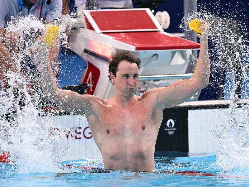 Cam McEvoy is among Australia's Olympic champion swimmers taking on a world team. Photo: Dave Hunt/AAP PHOTOS