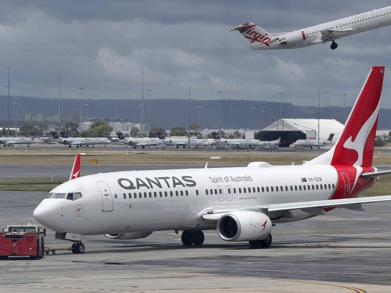 Problems with fuel supply have caused the cancellation of dozens of flights in or out of Perth. (Richard Wainwright/AAP PHOTOS) Problems with fuel supply have caused the cancellation of dozens of flights in or out of Perth. (Richard Wainwright/AAP PHOTOS)