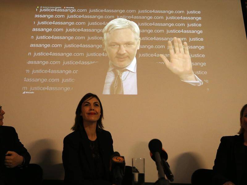 A United Nations human rights panel said in 2016 Julian Assange was being unlawfully detained. (AP PHOTO)