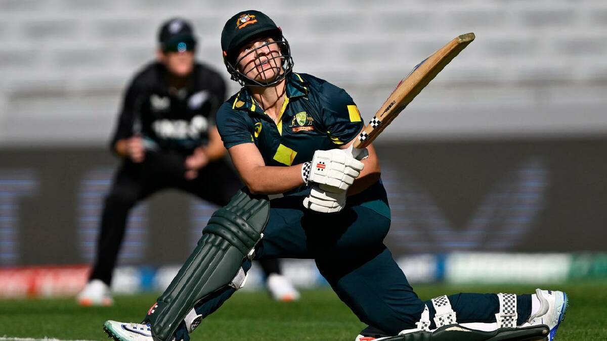 Georgia Voll scored 50 off just 31 balls as Australia gave New Zealand a T20 belting. (Andrew Cornaga/AAP PHOTOS) Georgia Voll scored 50 off just 31 balls as Australia gave New Zealand a T20 belting. (Andrew Cornaga/AAP PHOTOS)