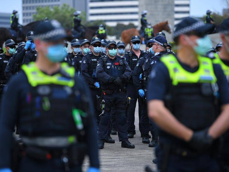 Victoria Police have recorded a public confidence result well short of its 87 per cent goal.