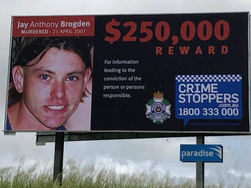 Jay Brogden was last seen alive in north Queensland in 2007.