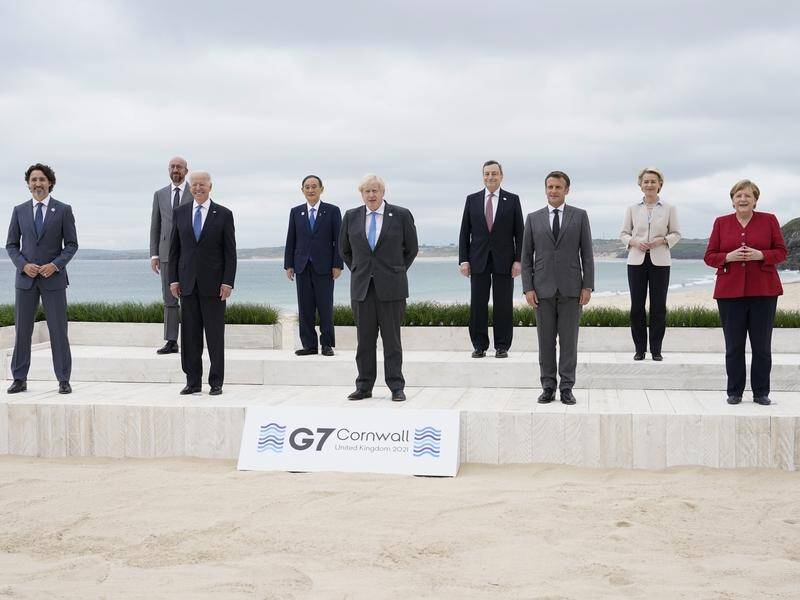 The G7 leaders vowed to counter China's growing power and to increase vaccine availability.