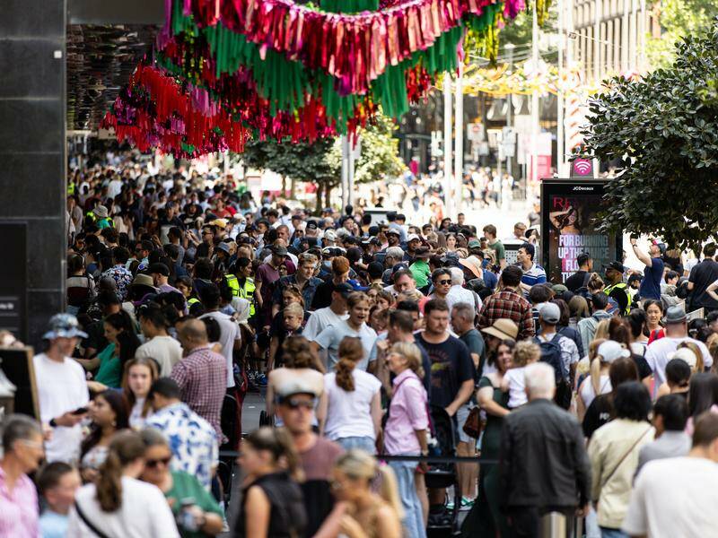 Christmas shoppers are being urged not to abuse retail workers during the holiday rush. Photo: Diego Fedele/AAP PHOTOS