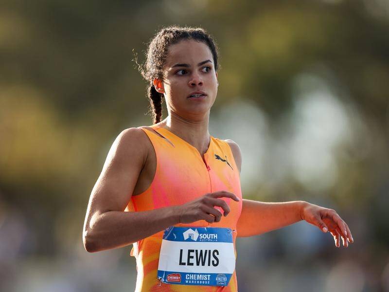 Torrie Lewis has made a big statement in her Olympic prep with a stunning 200m Diamond League win. (Matt Turner/AAP PHOTOS)