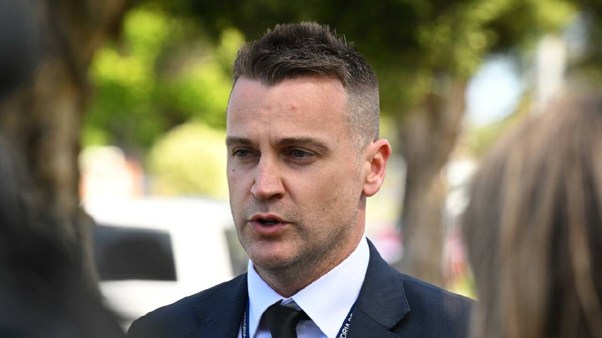 Homicide squad sergeant Shaun O'Connell says detectives are still piecing together what happened. (James Ross/AAP PHOTOS) Homicide squad sergeant Shaun O'Connell says detectives are still piecing together what happened. (James Ross/AAP PHOTOS)
