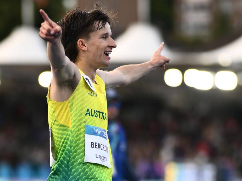 Isaac Beacroft claimed a record-breaking victory in the 5km walk at the world U20 championships. Photo: Joel Carrett/AAP PHOTOS Isaac Beacroft claimed a record-breaking victory in the 5km walk at the world U20 championships. Photo: Joel Carrett/AAP PHOTOS