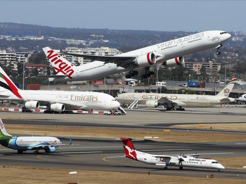 Australia is being urged to lead the world and embrace the production of sustainable aviation fuel. Photo: Daniel Munoz/AAP PHOTOS Australia is being urged to lead the world and embrace the production of sustainable aviation fuel. Photo: Daniel Munoz/AAP PHOTOS