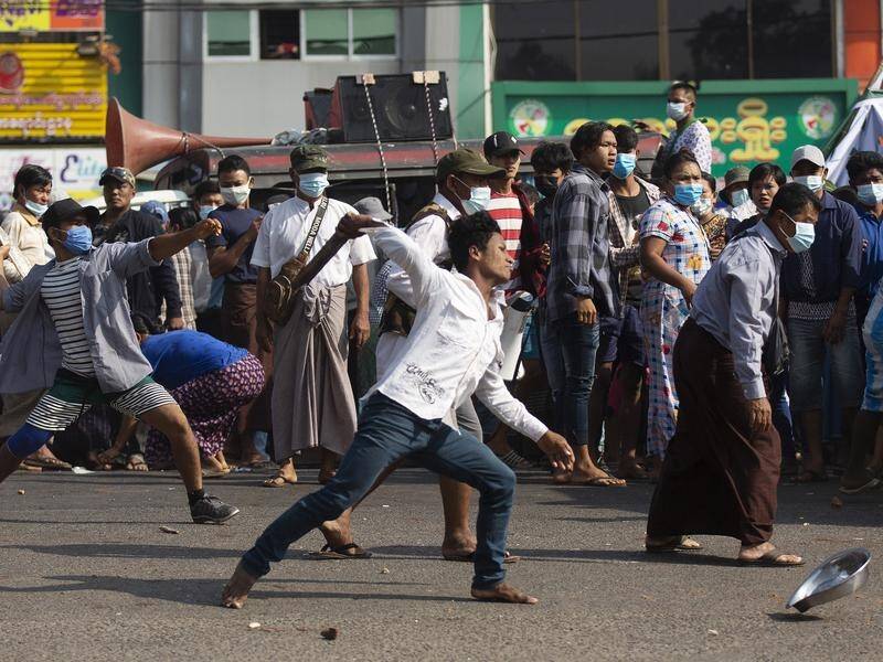 Protests continue on the streets of Myanmar following the military coup.