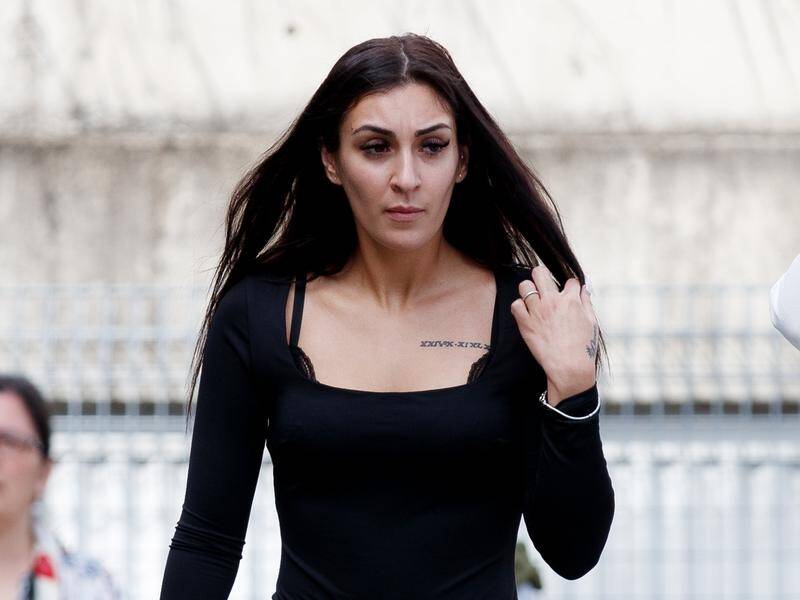 Tiana Savignano has admitted filming her fatal crash-accused boyfriend during a bail hearing. (Nikki Short/AAP PHOTOS)