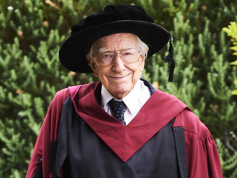 David Bottomley has become Australia's oldest PhD graduate at the age of 94.