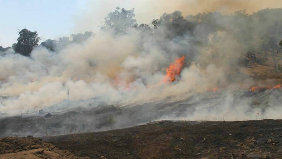 The Woomargama National Park fire was contained late last week. 
Photo: RFS