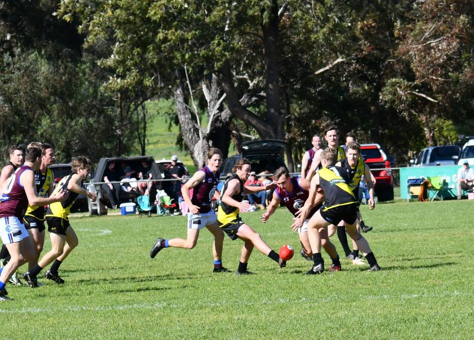 WIN: Osborne's victory against Culcairn saw them progress to this weekend's Hume Football League grand final against Brock Burrum. Photo: LORRI RODEN