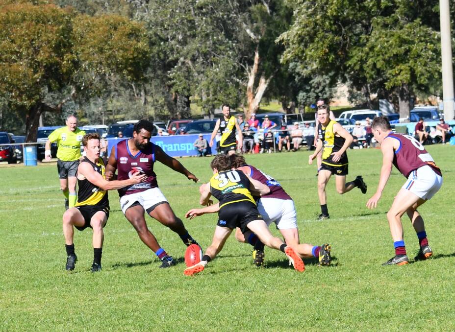 COMEBACK: Osborne trailed Culcairn by 36 points at half-time before staging a second half comeback. Photo: LORRI RODEN