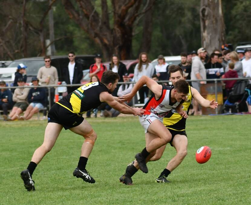 GREAT RECORD: Osborne's grand final win takes its Hume League premiership flags to 15. Photo: LORRI RODEN 