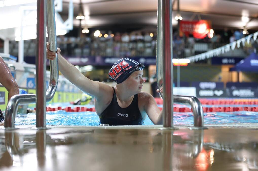 Victoria Robinson in the pool. Picture supplied Victoria Robinson in the pool. Picture supplied